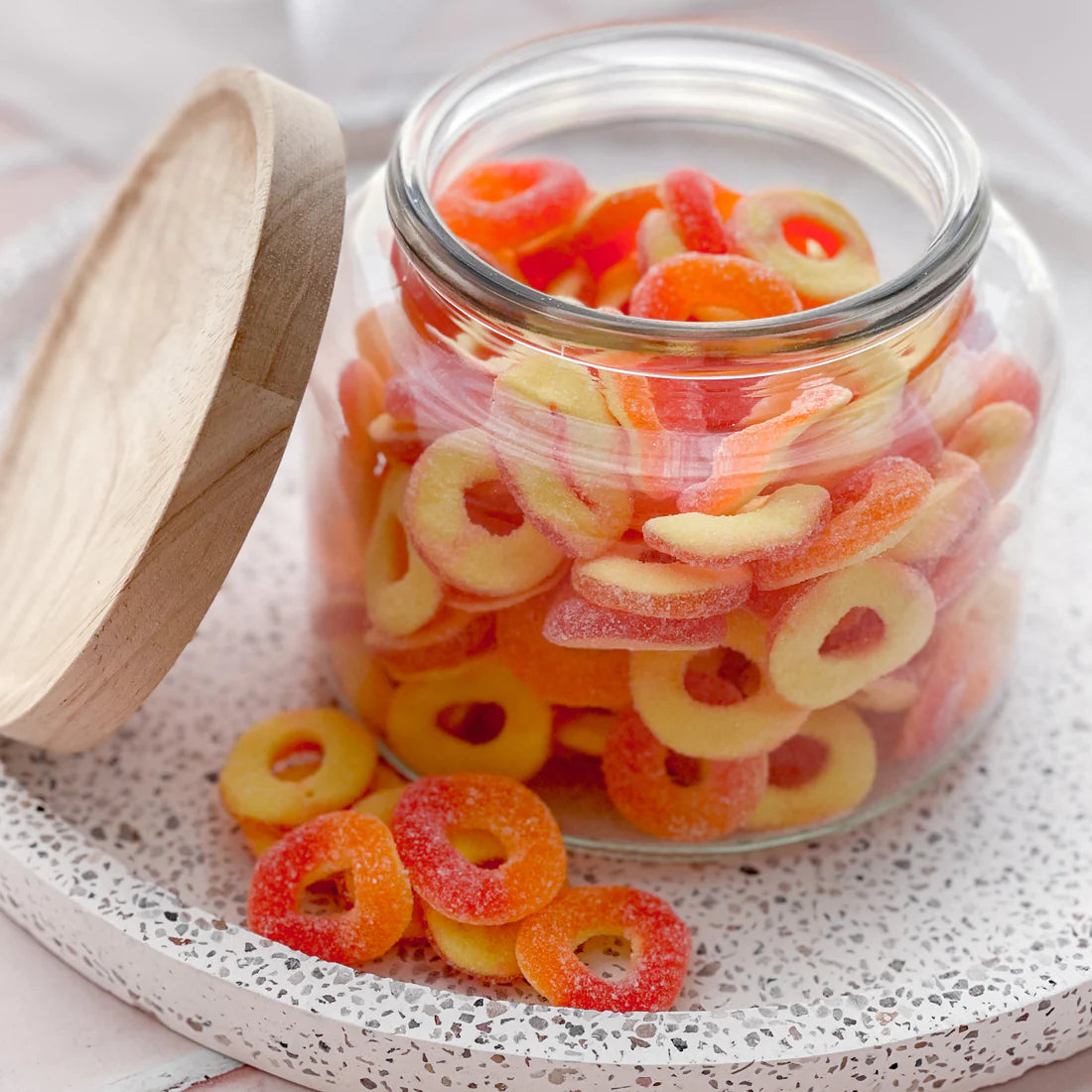 Freeze Dried Peach Rings