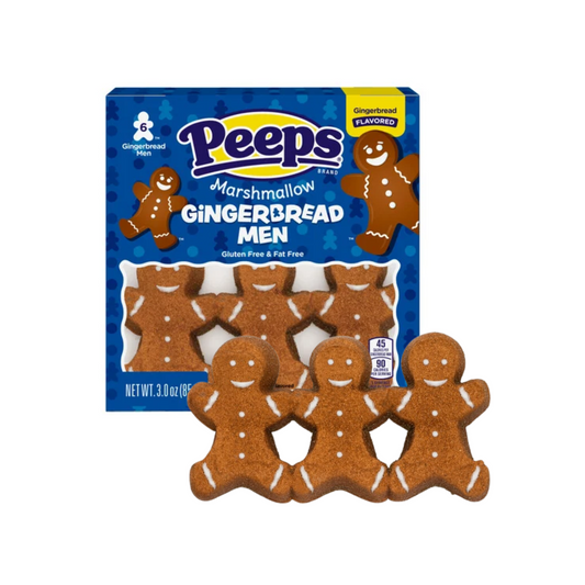 Peeps Marshmallow Gingerbread Men 6pk