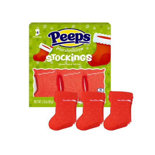 Peeps Marshmallow Stockings 6pk