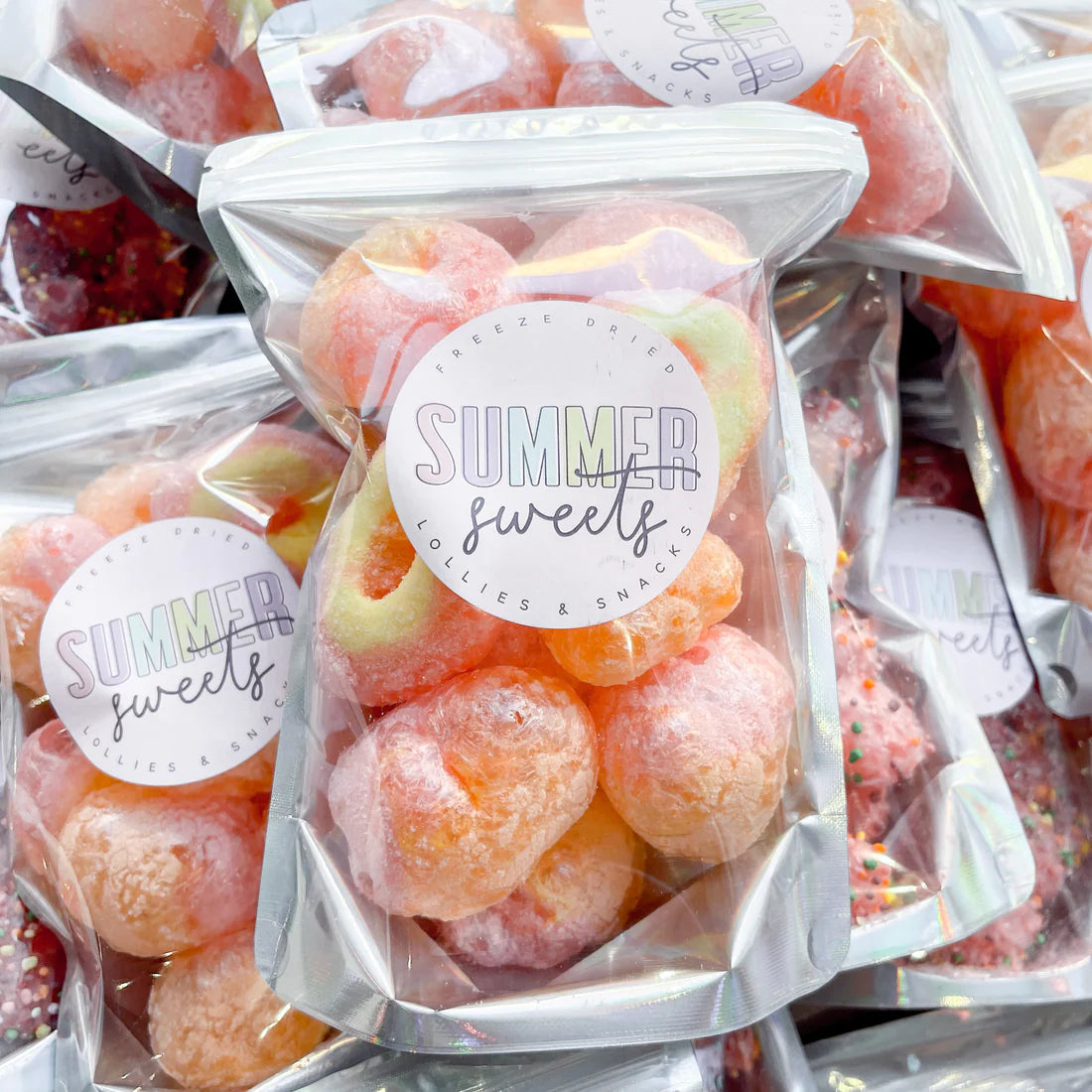 Freeze Dried Peach Rings – Coastal Candy Co